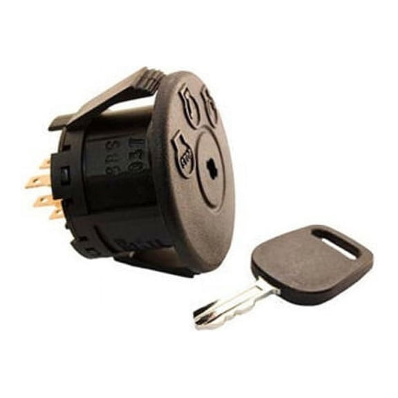 Ignition Switch W/ Key Compatible With MTD 725-04228, 925-04228, 92504228, John Deere AM133596, Husqvarna 583070001