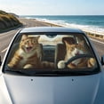 thumbnail image 5 of EGNMCR Car Windshield Sunshade Foldable Sunshade For Sun Protection And Heat Insulation Polyester S unshade, 5 of 5