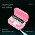 thumbnail image 5 of Oggfader Wireless Earbuds Digital Display Large Capacity Bluetooth 5.2 Wireless Headset S Sports In Ear Intelligent Noise Reduction Headset With LED Flashlight Pink, 5 of 7