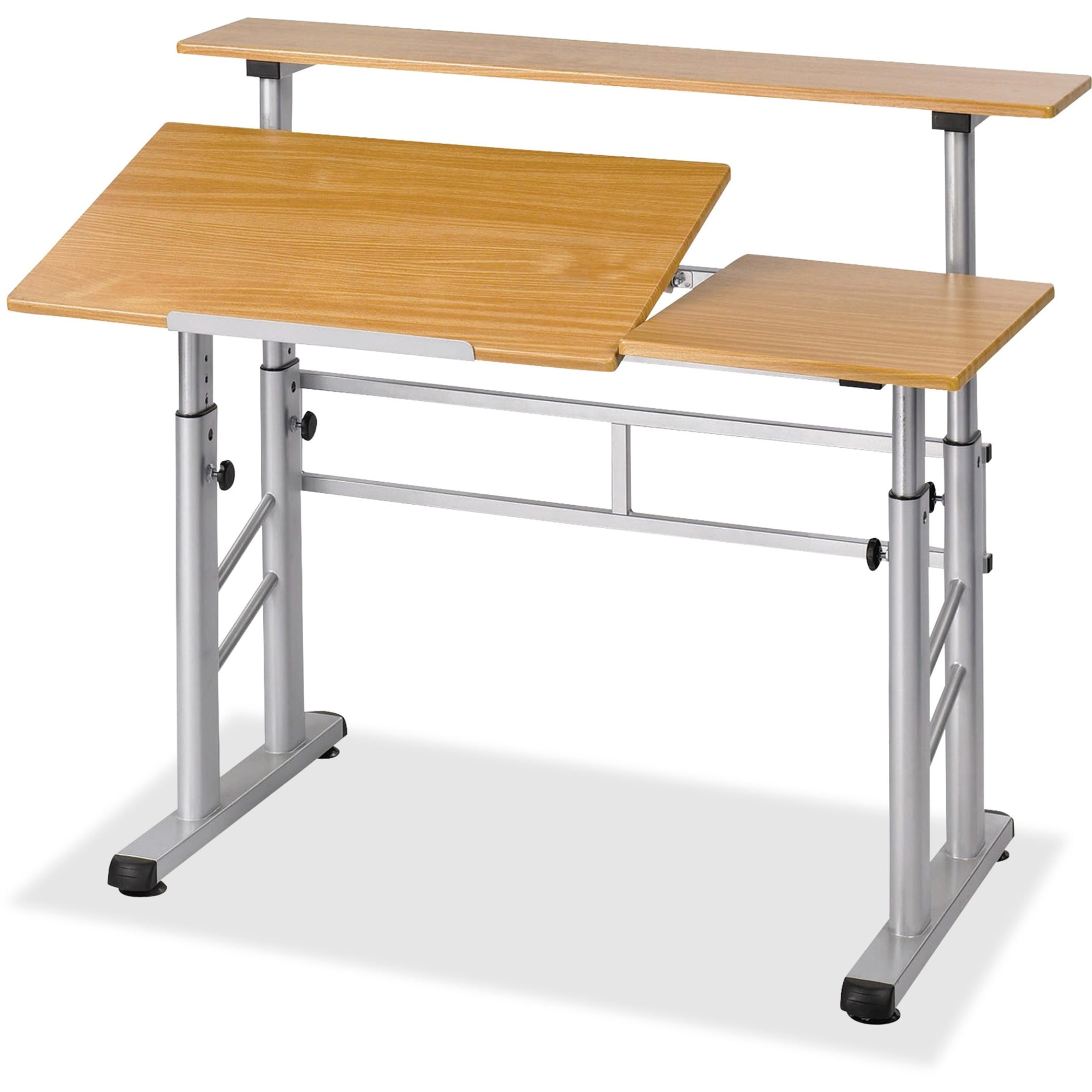 Safco, Height-Adjustable Split Level Drafting Table, 1 Each