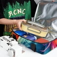 thumbnail image 6 of Unicorn Double Layered Insulated Refrigerated Lunch Bag with Two Compartments, Large Capacity, and Handheld Carry - 7.1x11.4x16.1 Inches, 6 of 6