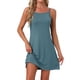 thumbnail image 1 of INSPIRAR CHIC Vestido de Noche para Mujeres Modal Suave con Tirantes Espagueti Cuello Redondo Ropa de Dormir L Azul, 1 of 6