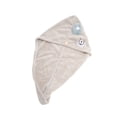 thumbnail image 4 of Unique Bargains 1pc Absorbent Cartoon Embroidery Hair Towel 25.59"x 9.84" Camel Color, 4 of 5