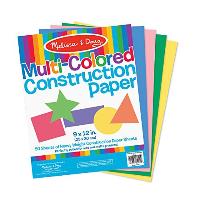 Papel de construcción multicolor Melissa & Doug, 9 x 12 pulgadas Melissa & Doug 4111