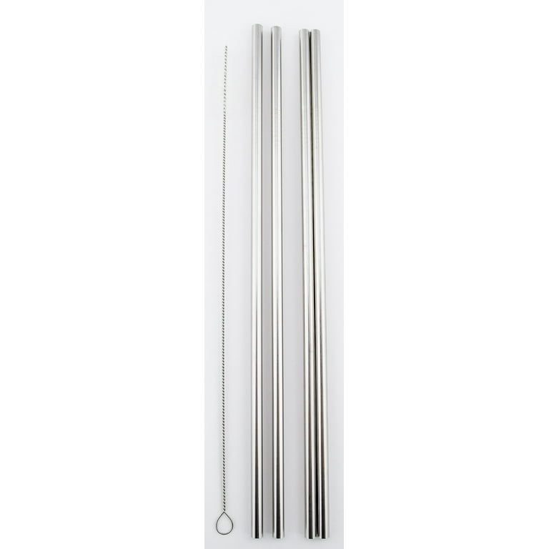 Sunwinc Reusable Metal Straws in Bulk 100 Pieces,8.5'' x 6mm Stainless  Steel Straws for 20oz 30oz Tumbler Yeti Cup,Curved Bent Metal Drinking  Straws
