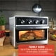 thumbnail image 4 of T-fal 9 in 1 Toaster Oven Air Fryer Combo Stainless Steel Convection Countertop Oven, Fast Heatup, 7 Pound Chicken Capacity, Extra Crispy Results, Toast, Bake, Air Fry, Reheat, Broil, 4 of 5