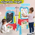 thumbnail image 3 of Tiza magnética y pizarra blanca Art Easel HOLYFUN para niños pequeños, 3 of 6