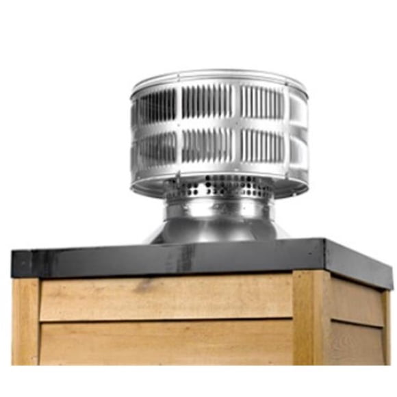 Telescoping Termination Round Cap with Storm Collar