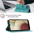thumbnail image 4 of Compatible with Samsung Galaxy A12 Classic Embossed PU Leather Case with Card Holder Shockproof Cover, 4 of 5