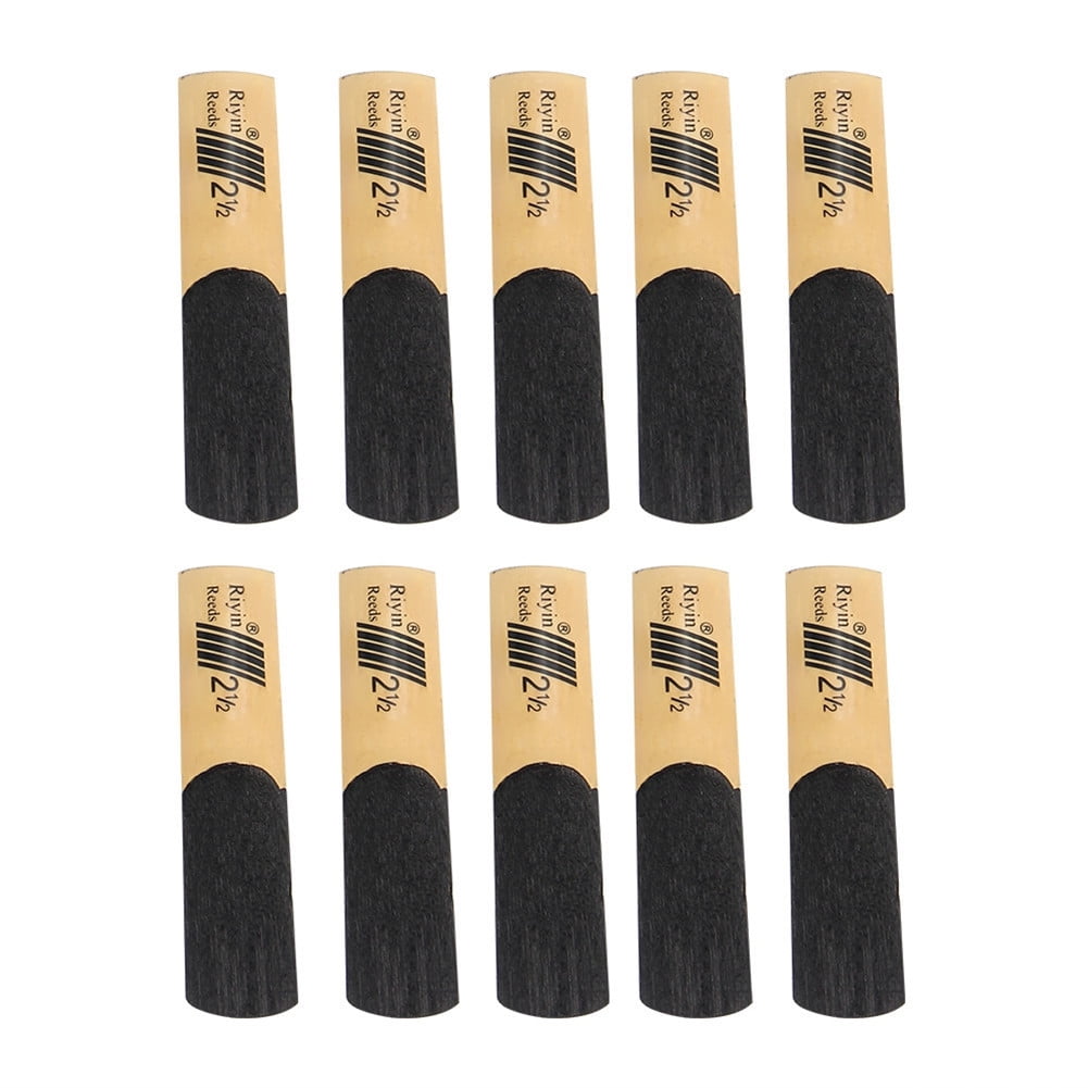 10pcs Saxophone Reed Set with Strength 1.5/2.0/2.5/3.0/3.5/4.0 for