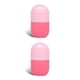 thumbnail image 3 of Inteprter Molde de rodillo antiarrugas para reducir los poros faciales, reparación de quemaduras solares, molde reutilizable para hielo, Rosado 2Conjunto, 3 of 6
