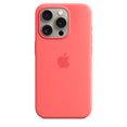 thumbnail image 1 of Original Silicone Case For iPhone 15 Pro Max With Magsafe Cover Wireless Magnetic Charging For iPhone 15 Plus Cases Guava For iPhone 15 pro, 1 of 6