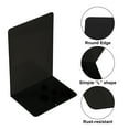 thumbnail image 3 of Aspire 1 Pair Metal Bookends, "L" Shape Metal Bookends for Heavy Books, Black Desk Book Holder for Shelves, Book Organizer, 3 of 5
