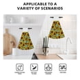 thumbnail image 4 of Kdxio Sunflowers Hand Towel with Loop Hanging Towel Absorbent Tie Towels for Kitchen Tea Bar Bathroom Decor, 4 of 7