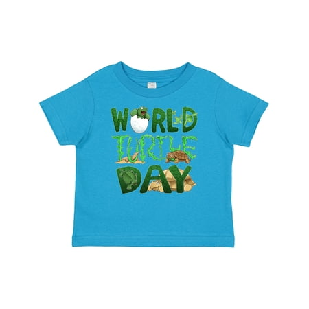 

Inktastic World Turtle Day Cute Sea Softshell Snapping Box Turtles Gift Baby Boy or Baby Girl T-Shirt