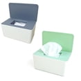 thumbnail image 1 of Cajas de toallitas húmedas, servilletero con tapa para hogar, oficina, 1 of 5