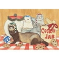 thumbnail image 1 of Pipsqueak Productions Cartes de Noël Ferret en Boîte - Lot de 10, 1 of 1