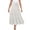 White, variant on Xaqiouau Women's High Waisted Smocked Tiered Maxi Skirt Soft Lightweight Flowy Casual Boho Long Skirt for Summer Beach Vacation and Everyday Wear