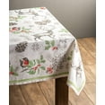 thumbnail image 3 of Maison d' Hermine Christmas Dew 100% CottonTablecloth for Kitchen Dining Tabletop Decoration Parties Weddings (Square, 60 Inch by 60 Inch), 3 of 3