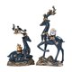 thumbnail image 1 of Figuras de estatuas de elk de 2 piezas Familia Fengshui Ornamentos Ornamentos Artewards año Nuevo Tablero de bodas Esculturas de ciervos de Azul, 1 of 8