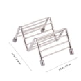 thumbnail image 5 of Raindrops Stainless Steel Taco Holders for Kitchen Use, Color, 1-Pack Taco Stand, 5 of 5