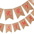 thumbnail image 4 of Merry Christmas Banner Backdrop Cartoon Curtain Decoration DIY Hanging Flags for C, 4 of 5