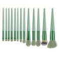 thumbnail image 2 of Pinceles Cosméticos Profesionales, Pinceles de Maquillaje 13 Piezas Pinceles de Maquillaje Verdes Pinceles de Maquillaje Profesionales Diseño a Prueba de Futuro, 2 of 8