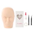 thumbnail image 2 of Kit De Extensiones De Pestañas, Juego De Práctica De Pestañas De Silicona Sin Olores Extraños, Estudiantes De Cosmetología De Práctica De Masajista Para Principiantes, 2 of 7