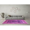 thumbnail image 3 of Ahgly Company Indoor Rectangle Oriental Purple Traditional Area Rugs, 5' x 7', 3 of 4