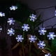 thumbnail image 5 of Dinheiro Luces solares de copo de nieve 20/3050 piezas LED 8 patrones jardín fiesta patio decoración navideña, 5 of 5