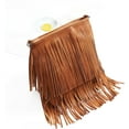 thumbnail image 2 of Vintage Fringe Purse Fringe Hobo Bags for Women Vegan Leather Tassel Hippie Crossbody Bag, 2 of 7