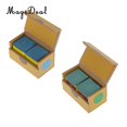 thumbnail image 2 of High Quality 2 Pcs Cubes Pool Cue Tip Table No-Slip Chalk Snooker Billiard Indoor Funny Sport Accessory Practice Tools Green, 2 of 6