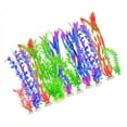 thumbnail image 4 of 10 Pieces Aquarium Plants Artificial Fish Tank Decorations Soft Plastic Material for Household and Office Aquariums, 4 of 9