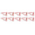 thumbnail image 4 of Paper Clip Set, Multipurpose Electroplating Portable Foot Shape Paperclips  for School for Document File Red,Yellow,Pink, 4 of 7