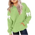 thumbnail image 3 of Tranfacy Middle Big Kids Boys Girls Fall Winter Hooded Sweatshirts Pullover Warm Long Sleeve Round‑Neck with Pocket Daily Outfit Tops for 3‑13 Years Old, 3 of 5