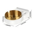 thumbnail image 3 of Mrmaere Stainless Steel Ashtray Bathroom Ashtray Wall Mounted Fixed Ashtray Suitable for Father's Day Buddys Gold, 3 of 6
