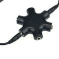 thumbnail image 4 of 2PCS Mix Colors 3.5mm Snowflake Shape 5 Way Stereo Audio Splitter Jack Earphone Headphone Adapter, 4 of 9