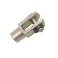 thumbnail image 4 of COMOK Bronze Tone 5mm Female Thread Metal Y Joint Pneumatic Air Cylinder Piston Rod Clevis for Foot Mounting Work 3Pcs, 4 of 4