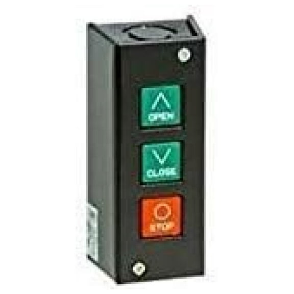 Garage Door Opener PBS-3 Three Button Station - Universal Remote Control Transmitter - Compatible with LiftMaster Chamberlain Craftsman - Wireless Keypad System