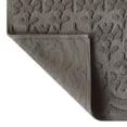 thumbnail image 4 of Beautiful Floral Block Scallop 2 Piece Bath Rug Set by Drew Barrymore, Charcoal Grey, 17" x 24" & 20" x 30", 4 of 7