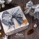 thumbnail image 2 of Cinta decorativa Ribbli de terciopelo plateado con alambre, 6,35 cm x 9,1 m, 2 of 4
