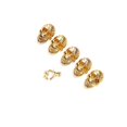 thumbnail image 1 of QualitChoice Metal Studs Screwback Studs Diversify Crafting Projects With Unique Stylish Features Skull Head Rivets Screwback Spikes, 1 of 6