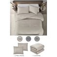 thumbnail image 2 of Grace Living Zipporah Cotton Comforter Set - Exceptionally Cozy, Solid Neutral Color, 2 of 5