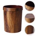 thumbnail image 3 of CNKOO 1Pc Woodgraining Container Vintage Trash Can Imitated Solid Wood Trash Can, 3 of 6