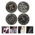 thumbnail image 3 of FRCOLOR science pin 4pcs Math Science Symbol Brooches Metal Lapel Pin Decorative Brooch Aesthetic Lapel Pin,1.1"X1.1"X0.2", 3 of 4