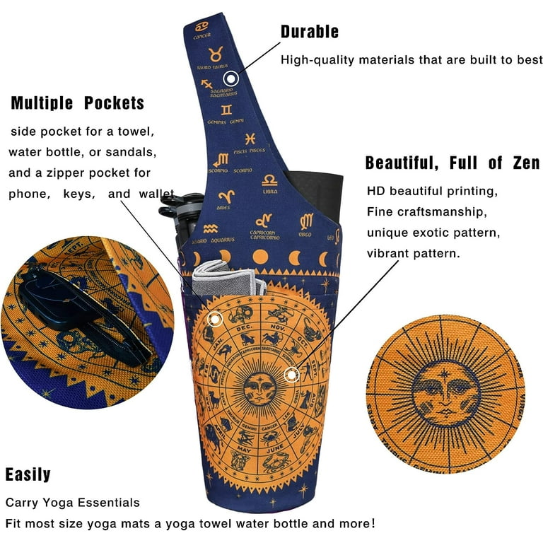 Yoga Mat Bag - Long Tote With Pockets - Holds More Bahrain