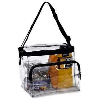 A.TO.Z.MONS Clear Lunch Bag, Clear Lunch Box transparent bag Stadium  Approved Clear Lunch Bag for Men and Women, 9X5X10.5(Pink) - Yahoo  Shopping