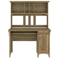 thumbnail image 3 of Scranton & Co Contemporary Engineered Wood Computer Desk with Hutch in Brown, 3 of 12