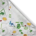 thumbnail image 6 of Ambesonne Flower Valance & Curtain, Ladybugs on Chamomiles, 55"x36", White Green, 6 of 6