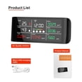 thumbnail image 4 of 9 In 1 Air Quality Detector CO2 Gas Tester PM2.5 PM10 TVOC Formaldehyde Monitor LED Display ,High-Precision Sensor, 4 of 6